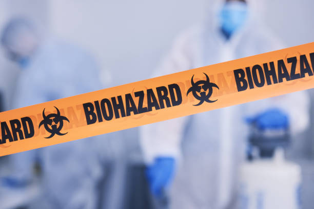 Professional Biohazard technician working in Wayne, PA